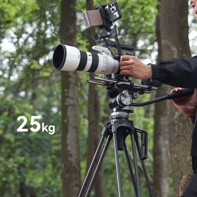ULANZI T047 Professionelles Video-Stativsystem 25kg Belastung 149,5cm Höhe 75mm Schale
