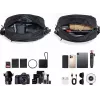 Ulanzi PB038 Travel Sling Bag V2 - Schwarz, 7L, wasserabweisend