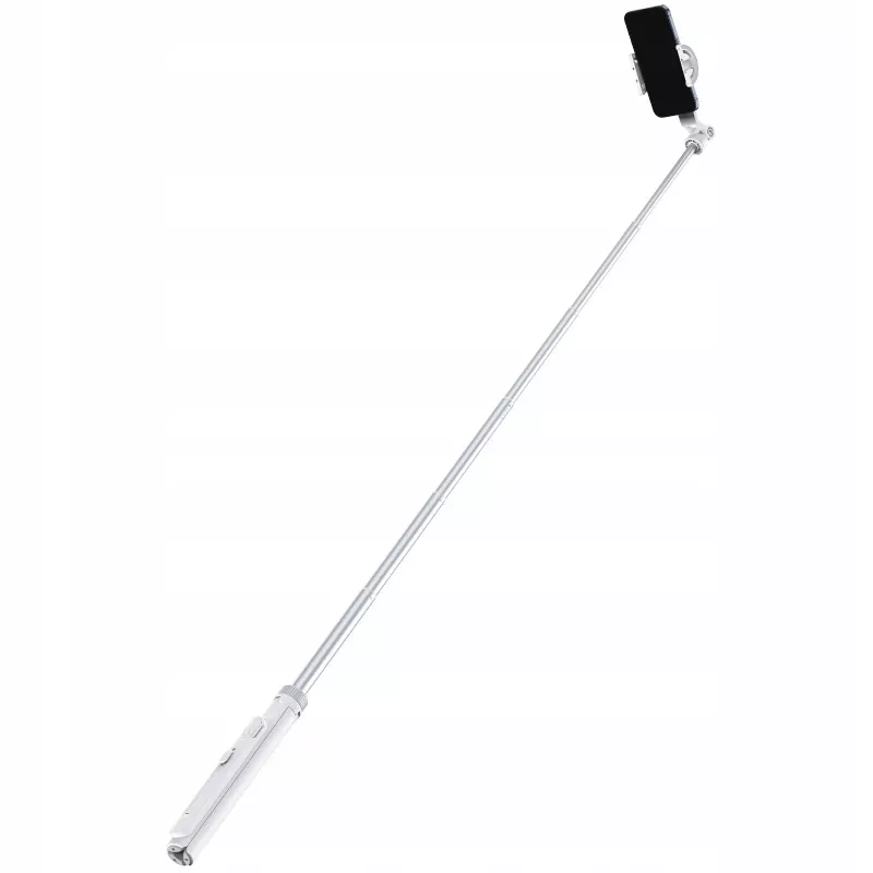 Ulanzi TT88 Selfie Stick Stativ mit Bluetooth-Fernauslöser und Fülllicht, Weiß