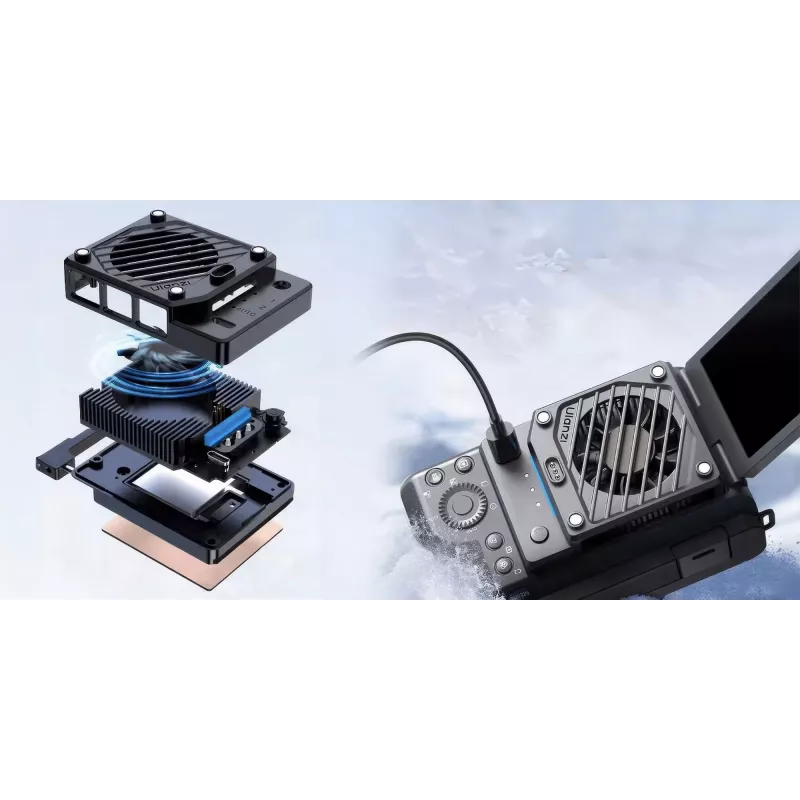 Ulanzi CU01 Kühlventilator für Kamera mit 3000mAh Akku-Set