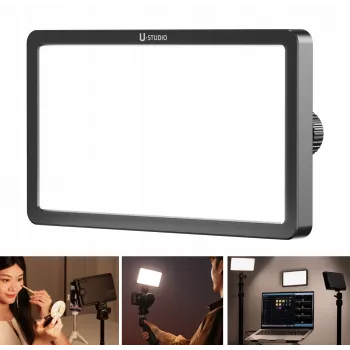 ULANZI K6500 9W RGB LED Video Fill Light mit Magnetbefestigung, Bluetooth App-Steuerung, OLED-Display