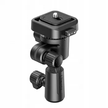 ULANZI F38 Quick Release Mount Adapter mit 16 mm Zapfen und 12 mm Stiftaufnahme, 1/4 inch-20 Schraube, Schwarz