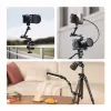 Ulanzi HD02 Super Clamp Crab Clamp mit 1/4 Zoll und 3/8 Zoll Gewinde für Magic Arm