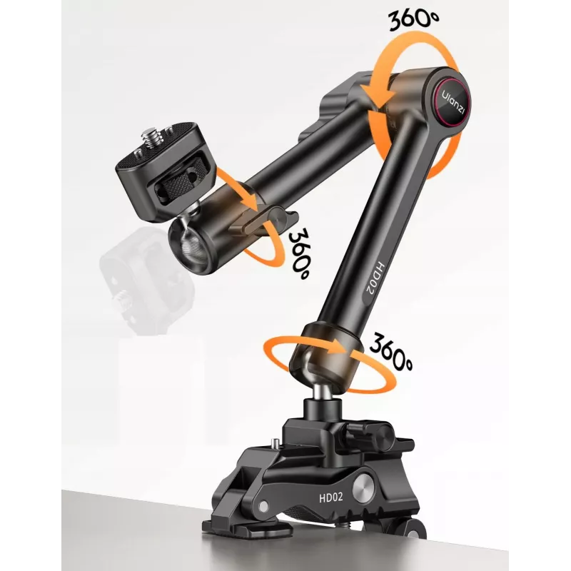 Ulanzi HD02 Magic Arm mit Klemme, 1/4 Gewinde