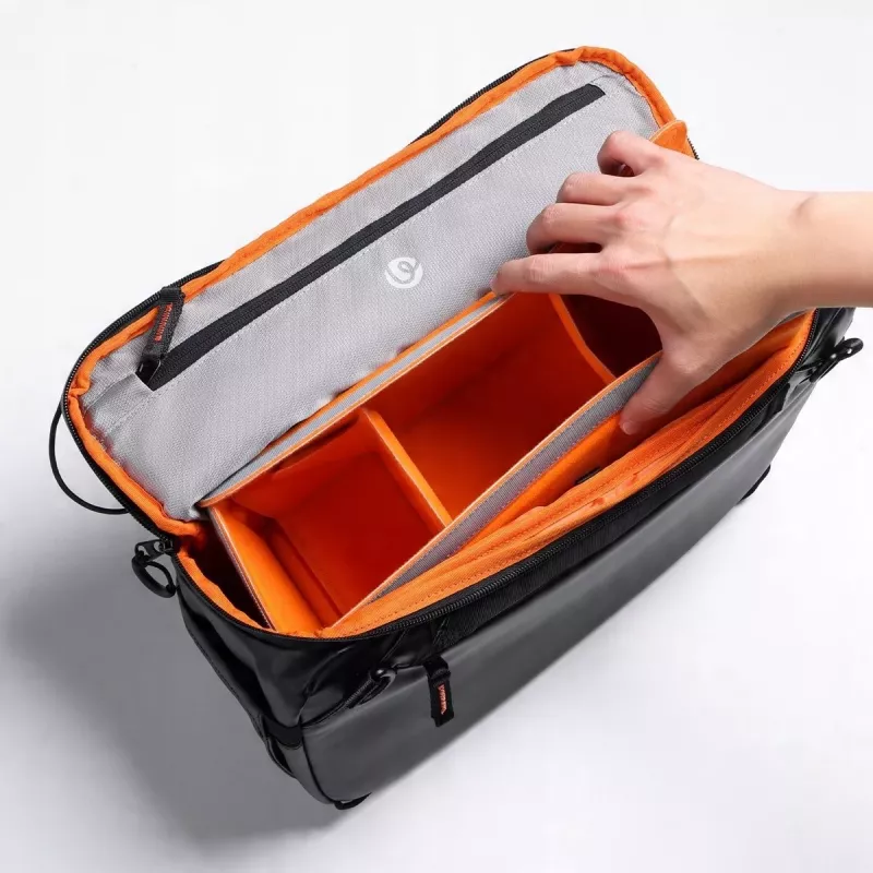 ULANZI SU02 Sling Crossbody Kameratasche für spiegellose Kamera, Drohne, Actionkamera - Schwarz