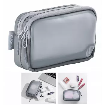 ULANZI BP15 Reisetasche für Zubehör, Akkus, Kabel, Karten, Telefon - mittlere Größe - Schwarz