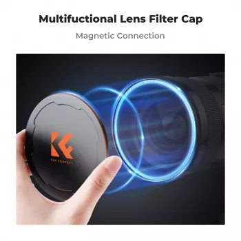 K&F Concept M-Cap Magnetic Lens Cap 82mm Black