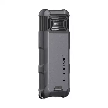 FLEXTAIL Max Repel S-G Tragbarer 2-in-1 Mückenschutz & Handwärmer (Grau)