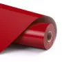 LOKLIK Basic Heat Transfer Vinyl - Rot - 30,5 x 180 cm (12 Zoll x 6 Fuß)