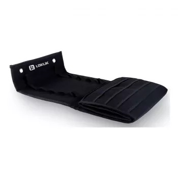 LOKLIK Vinyl Roll Holder - Wandmontierte Aufbewahrung für 24 Rollen, Schwarz