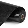 LOKLIK Glitzer-Flexfolie zum Aufbügeln, Schwarz, 30,5 x 90 cm