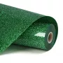 LOKLIK Glitzer-Flexfolie zum Aufbügeln, Grün, 30,5 x 90 cm