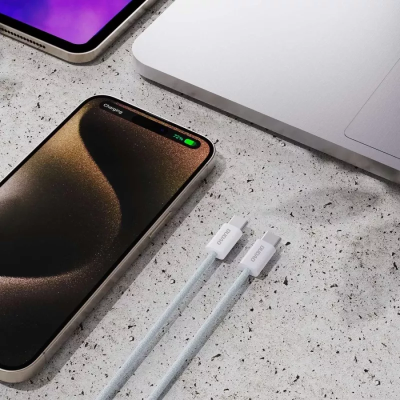 Dudao L6C USB-C auf USB-C 60W PD 1m Weiß