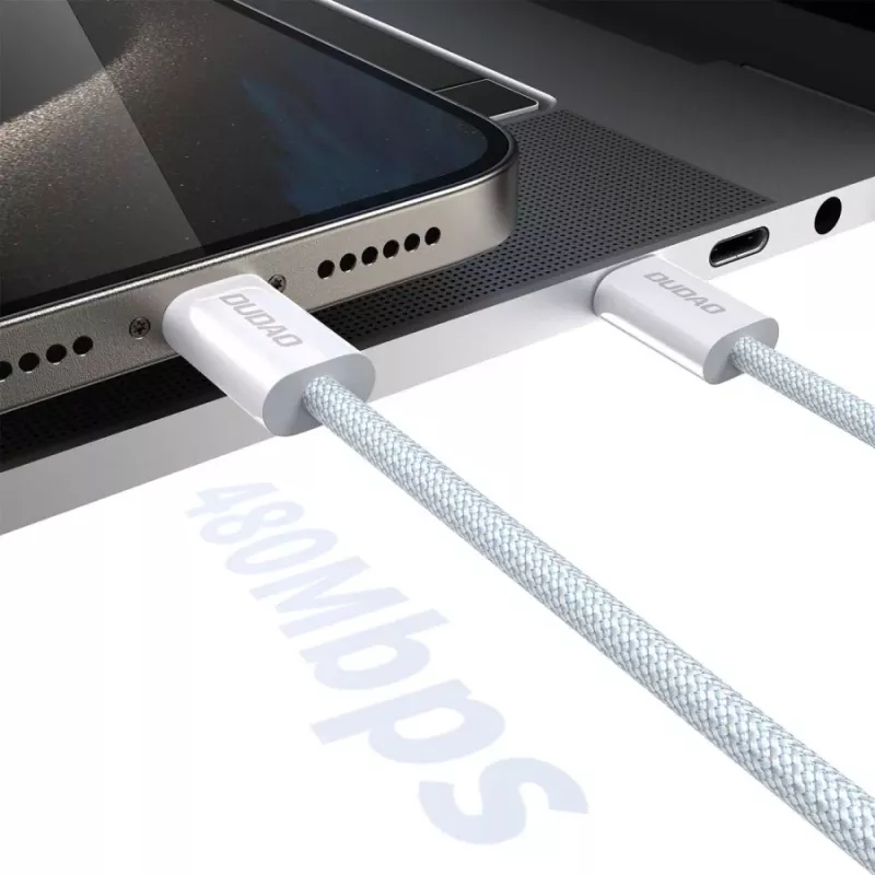 Dudao L6C USB-C auf USB-C 60W PD 2m Weiß