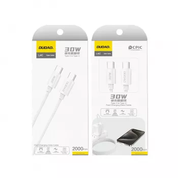 Dudao L4C USB-C auf USB-C Kabel 2m Weiß