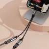 Dudao L13C+ 2-in-1 USB-C auf USB-C Adapter mit Audio und Laden