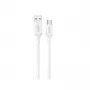 Dudao L2S USB-A auf USB-C 30W 2m Weiß Lade- und Datenkabel