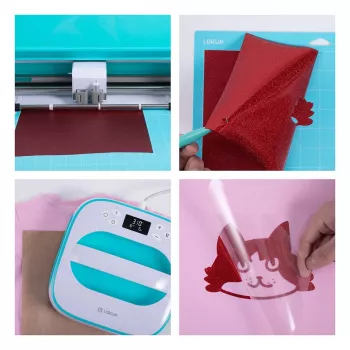 LOKLIK Plotterfolien-Materialbundle (A4), Thermotransfervinyl, 28 Blatt, Mehrfarbig