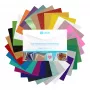 LOKLIK Plotterfolien-Materialbundle (A4), Thermotransfervinyl, 28 Blatt, Mehrfarbig