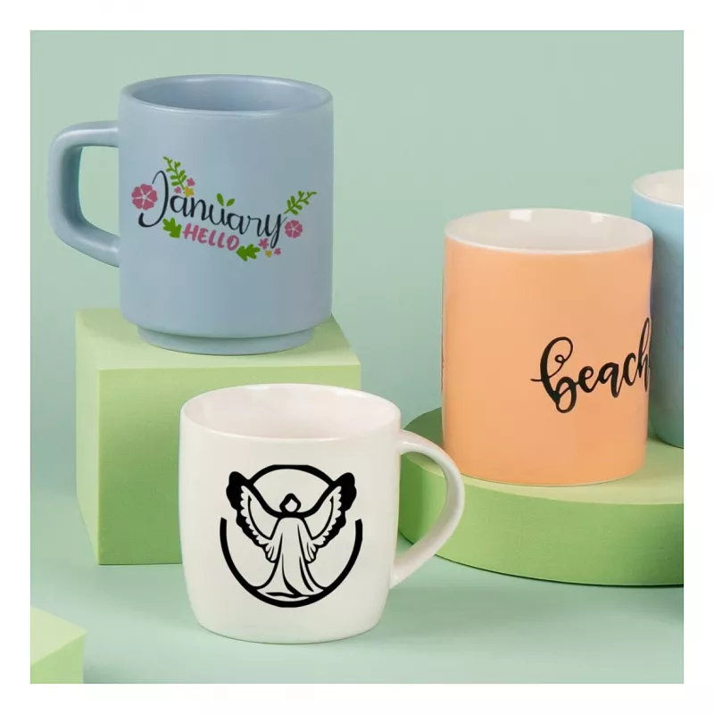 LOKLIK Permanent haftende Vinyl-Material-Set (A4)