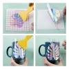LOKLIK Permanent haftende Vinyl-Material-Set (A4)