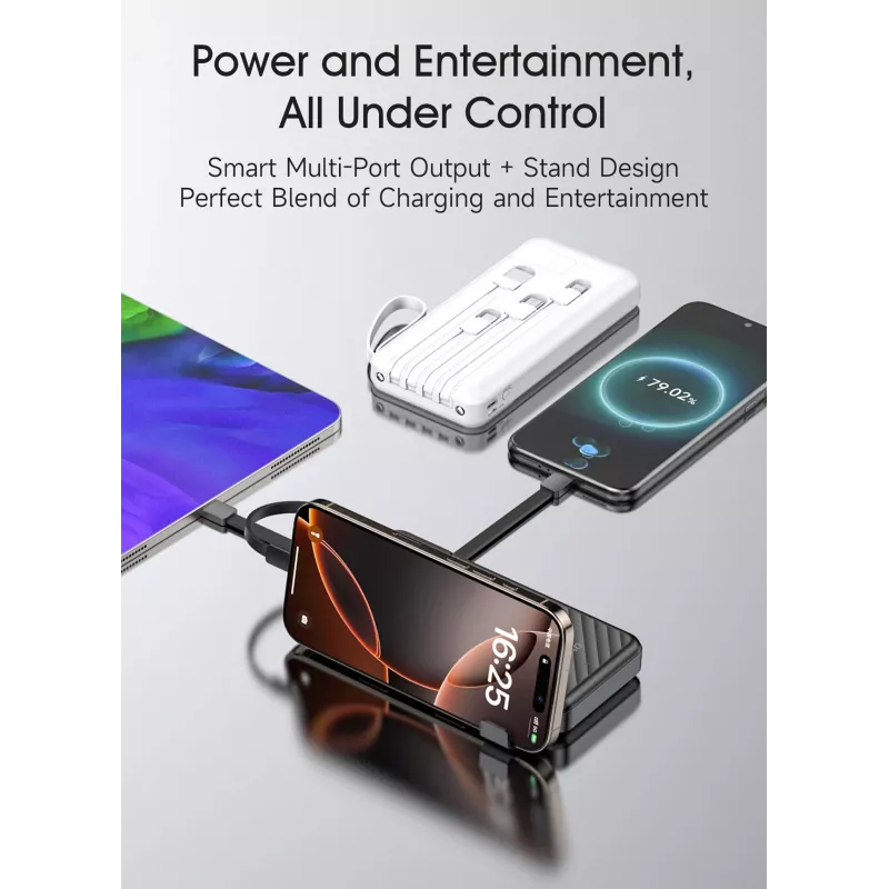 Dudao K11 Pro 20000 mAh Power Bank Schwarz