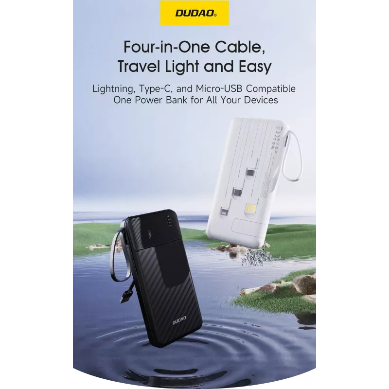 Dudao K11 Pro 20000 mAh Power Bank Schwarz