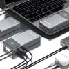 Powerbank Dudao K31 Pro 45W 20000mAh mit integriertem ausziehbarem USB-C-Kabel - Grau