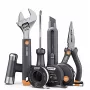 Deli D895485 Haushaltswerkzeug-Set, 8-teilig, Grau