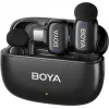 BOYA mini 2-02 Drahtloses Mikrofonsystem 2,4 GHz USB-C - Schwarz