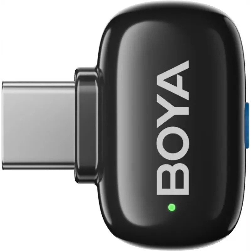 BOYA mini 2-02 Drahtloses Mikrofonsystem 2,4 GHz USB-C - Schwarz