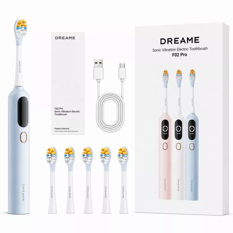 Dreame F02 Pro Schallzahnbürste, Set, blau