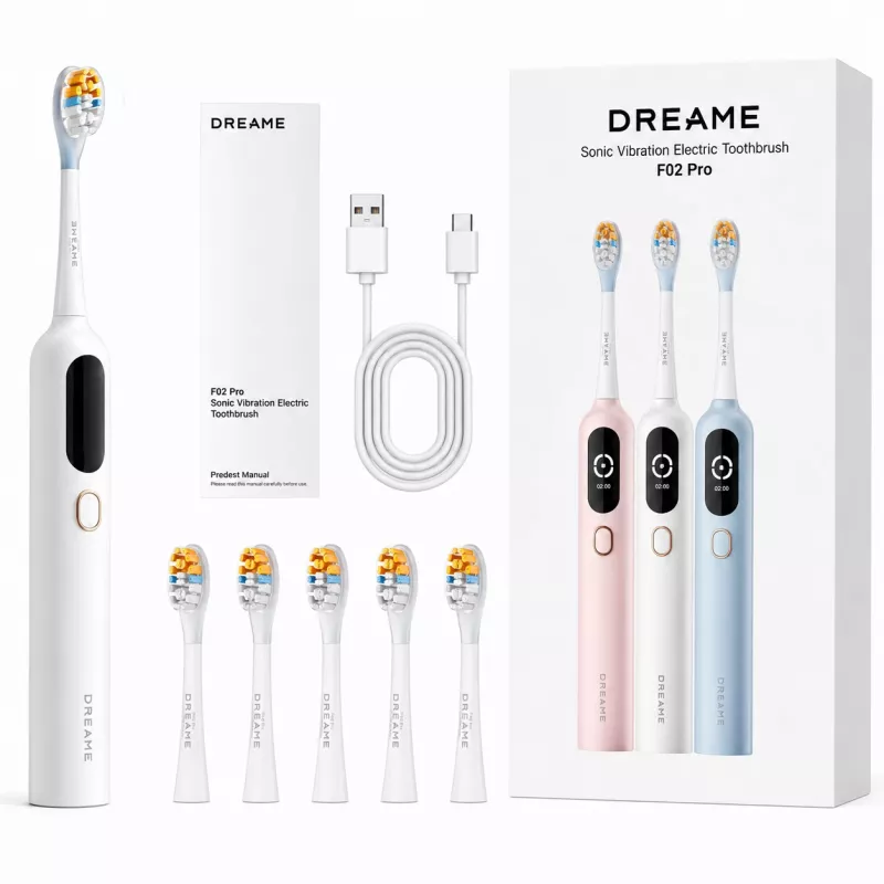 Dreame F02 Pro Schallzahnbürste, Set, weiß