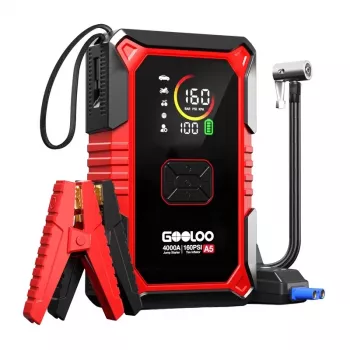 GOOLOO A5 2-in-1 Jump Starter mit Kompressor 2500A 26800mAh 150PSI