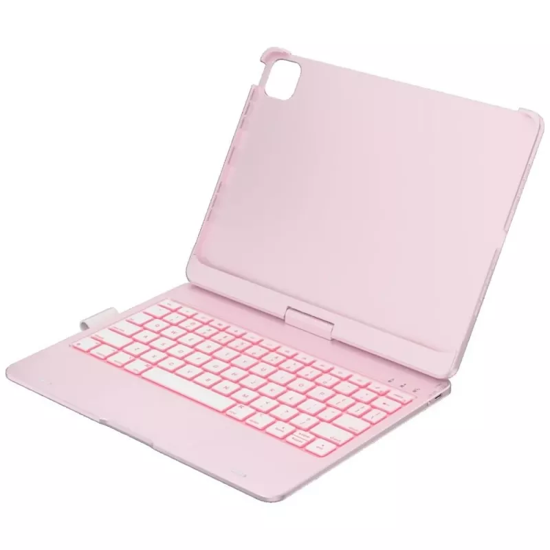 Typecase Flexbook Touch Abnehmbare Tastatur-Folio-Hülle für iPad Air 11 M2 2024 / M3 2025 / M4 2026, Hellrosa