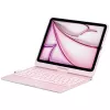 Typecase Flexbook Touch Abnehmbare Tastatur-Folio-Hülle für iPad Air 11 M2 2024 / M3 2025 / M4 2026, Hellrosa
