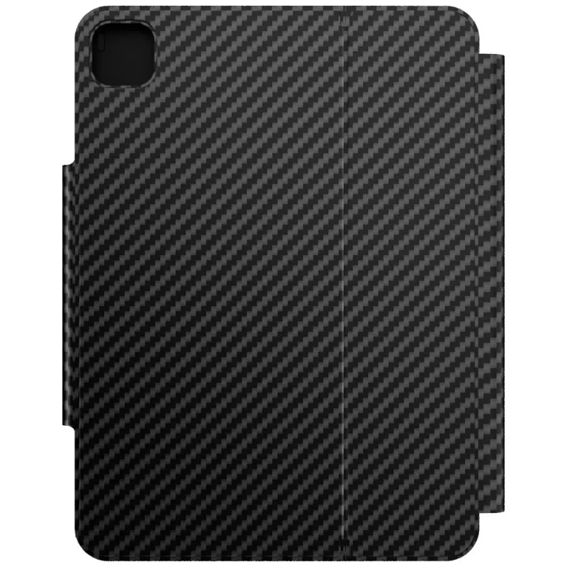 Typecase Edge Keyboard Case für iPad Air 11 M2 2024 / M3 2025 / M4 2026, Carbon Fiber, Schwarz