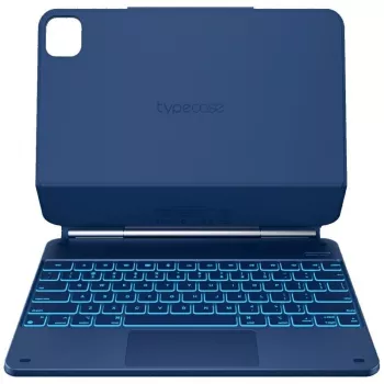 Typecase Edge Keyboard Case für iPad Air 13 M2 2024 / M3 2025 / M4 2026, Pazifikblau