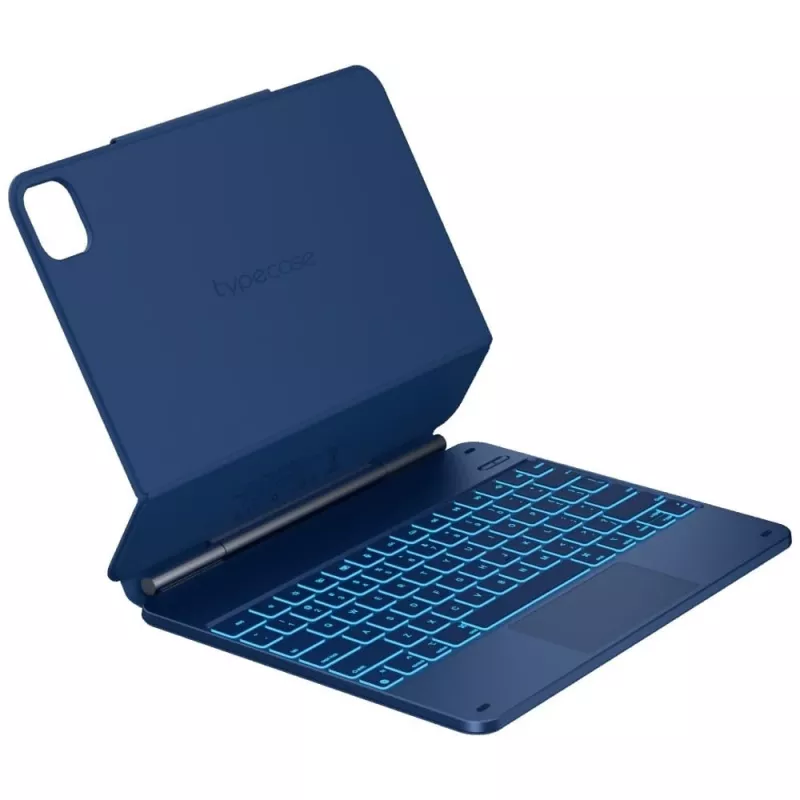 Typecase Edge Keyboard Case für iPad Air 13 M2 2024 / M3 2025 / M4 2026, Pazifikblau