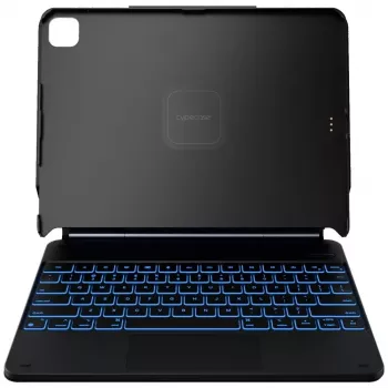 Typecase Edge + Tastatur-Case für iPad Air 13 M2 2024 / M3 2025 / M4 2026, Schwarz
