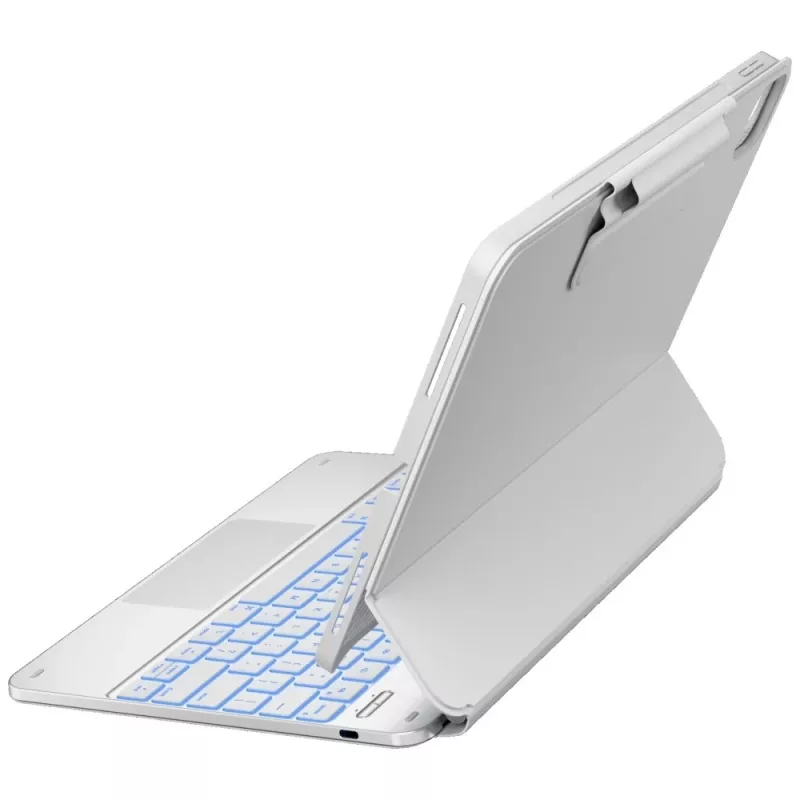 Typecase Edge + Tastatur-Case für iPad Air 13 M2 2024 / M3 2025 / M4 2026, Weiß