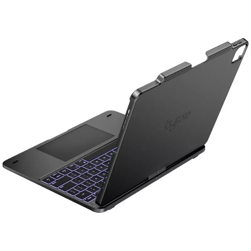 Typecase Flexbook Touch Tastaturhülle für iPad Air 13 M2 2024 / M3 2025 / M4 2026, Grau