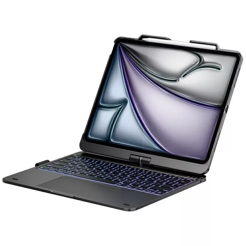 Typecase Flexbook Touch Tastaturhülle für iPad Air 13 M2 2024 / M3 2025 / M4 2026, Grau