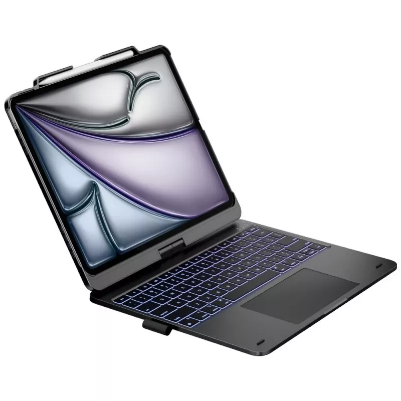 Typecase Flexbook Touch Tastaturhülle für iPad Air 13 M2 2024 / M3 2025 / M4 2026, Grau
