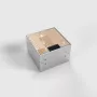 BEP24 Bodensteckdose 2x Schuko IP20 155x157mm Silber