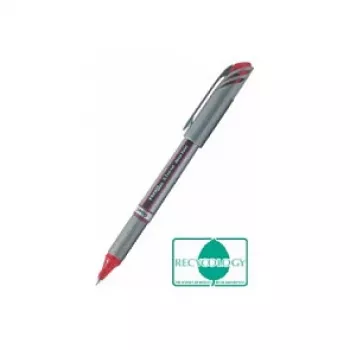 Pentel BL27-BX Liquid Gel Pen - Silber - Rot - 0,7 mm - 0,35 mm - Metallgehäuse - Einziehbar