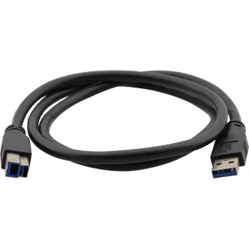 Kramer C-USB3/AB-3 USB-3.0-Kabel, USB-A Stecker auf USB-B Stecker, 0,9 m (3 ft), Blau