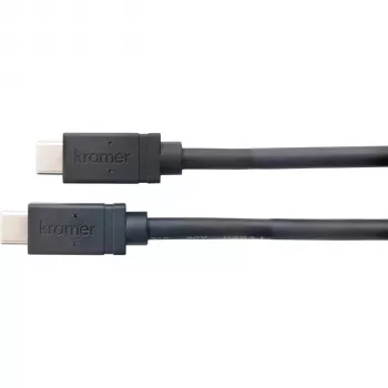 Kramer Electronics C-U32/FF-6 USB 3.2 Gen 2 USB-C auf USB-C Kabel 1,8 m Schwarz