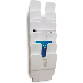 DURABLE FLEXIPLUS 6 Prospekthalter A4 Hochformat Transparent 1700008011
