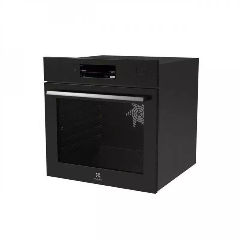 Electrolux LOB9S3SZ Einbau-Elektrobackofen mit Pyrolyse-Selbstreinigung, 71L, A+, Edelstahl Schwarz